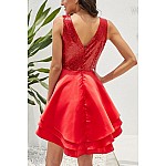 Dámské červené mini šaty Simona