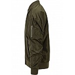 Zelená pánská oversize bomber bunda TB1619GR