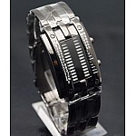 Binární LED hodinky - Army Black