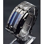 Binární LED hodinky - Army Black