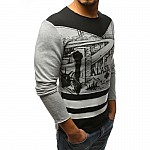 Stylové pánské tričko Alaskan - šedé vlx0442