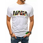 Zajímavé bílé pánské tričko NASA VRX4440