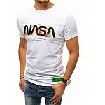 Zajímavé bílé pánské tričko NASA VRX4440