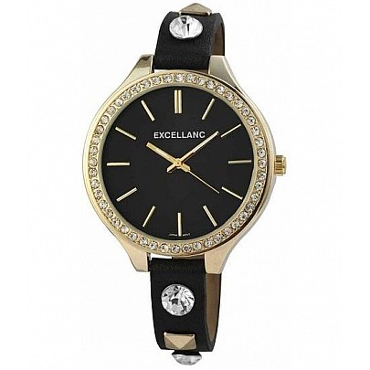Dámské hodinky Excellanc Elegant - černé