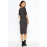 Dámské šaty Striped šedé