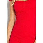 Atraktivní dámské šaty Belina červené v118-2