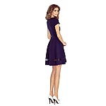 Stylové dámské šaty Diane tmavě modré vMM 003-2 Stylové dámské šaty Diane tmavě modré vMM 003-2
