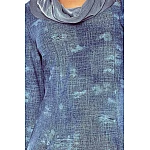 Dámské šaty Sabine - modré Jeans Style v135-5 Dámské šaty Sabine - modré Jeans Style v135-5