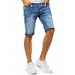 Trendové modré pánské riflové kraťasy vsx1069 Trendové modré pánské riflové kraťasy vsx1069