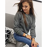 Dámská mikina grafitová vby0151 Dámská mikina grafitová vby0151