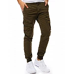 Pánské stylové zelené joggery vux1827 Pánské stylové zelené joggery vux1827