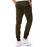 Pánské stylové zelené joggery vux1827 Pánské stylové zelené joggery vux1827