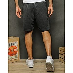 Pánské trendy teplákové kraťasy černošedé vsx1196 Pánské trendy teplákové kraťasy černošedé vsx1196
