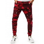 Krásné pánské army červené joggery vux1961 Krásné pánské army červené joggery vux1961