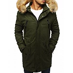 Atraktivní khaki pánská zimní parka vtx2893 Atraktivní khaki pánská zimní parka vtx2893