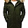 Atraktivní khaki pánská zimní parka vtx2893