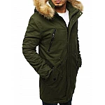 Atraktivní khaki pánská zimní parka vtx2893 Atraktivní khaki pánská zimní parka vtx2893