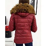 Dámská moderní zimní bunda bordó vty1012 Dámská moderní zimní bunda bordó vty1012