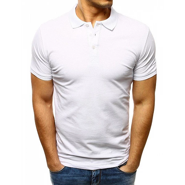Pánské polo tričko bílé vpx0192 Pánské polo tričko bílé vpx0192