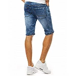 Trendové modré pánské riflové kraťasy vsx1069 Trendové modré pánské riflové kraťasy vsx1069