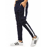 Tmavě modré pohodlné pánské teplákové joggery vux1998 Tmavě modré pohodlné pánské teplákové joggery vux1998