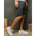 Pánské trendy teplákové kraťasy černošedé vsx1196 Pánské trendy teplákové kraťasy černošedé vsx1196