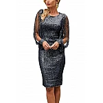 Dámské elegantní černé šaty MARCELLA Dámské elegantní černé šaty MARCELLA