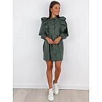 Dámské khaki šaty AGNOLA Dámské khaki šaty AGNOLA