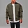 Zelená pánská oversize bomber bunda TB1619GR