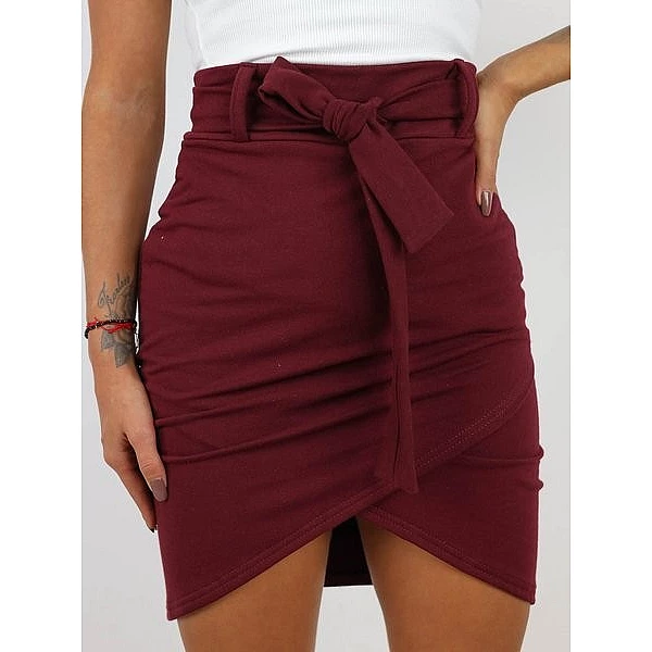 Dámská burgundy atraktivní sukně Dámská burgundy atraktivní sukně