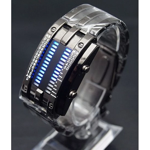 Binární LED hodinky - Army Black Binární LED hodinky - Army Black