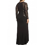 Dlouhé plus size šaty - černé Dlouhé plus size šaty - černé