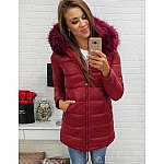 Oboustranná zimní dámská parka bordová vty0309 Oboustranná zimní dámská parka bordová vty0309
