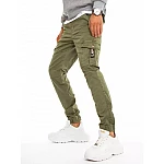 Stylové khaki pánské kalhoty VUX3223 Stylové khaki pánské kalhoty VUX3223