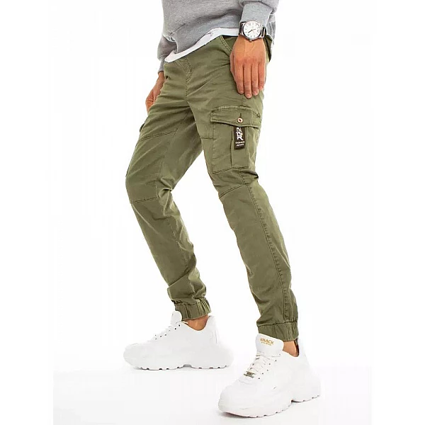 Stylové khaki pánské kalhoty VUX3223 Stylové khaki pánské kalhoty VUX3223