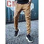 Hnědé moderní pánské joggery VUX3297 Hnědé moderní pánské joggery VUX3297