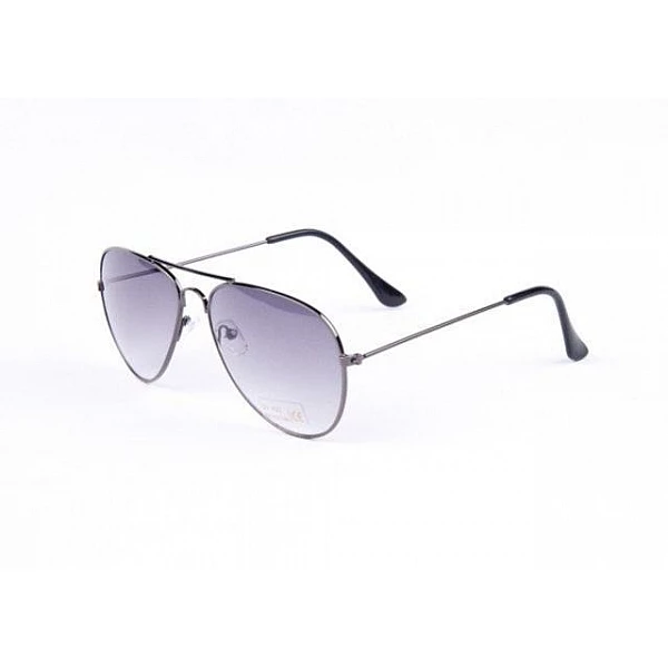 Sluneční brýle AVIATOR - pilotky stříbrný kovový rám černé skla Gradual Sluneční brýle AVIATOR - pilotky stříbrný kovový rám černé skla Gradual