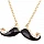 Stylový RETRO přívěsek Mustache New