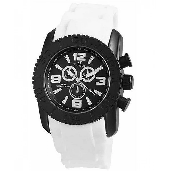 Pánské vodotěsné hodinky TimeTech White BL Pánské vodotěsné hodinky TimeTech White BL