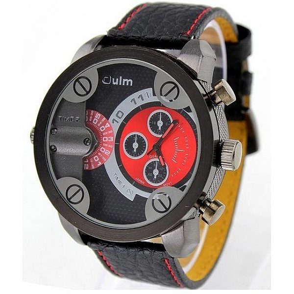 Pánské hodinky Oulm DualNew Red Pánské hodinky Oulm DualNew Red