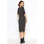 Dámské šaty Striped šedé Dámské šaty Striped šedé