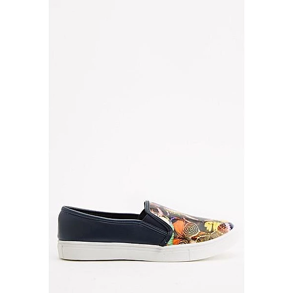 Dámské boty Slip On - modré Dámské boty Slip On - modré