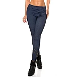 Trendy legíny se zipem - modré Trendy legíny se zipem - modré
