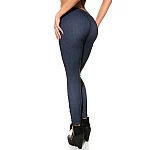 Trendy legíny se zipem - modré Trendy legíny se zipem - modré