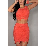 Dámský set top + sukně lososový Luella Dámský set top + sukně lososový Luella