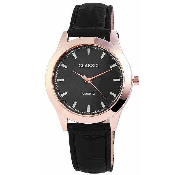 Pánské hodinky Classix černo zlaté Pánské hodinky Classix černo zlaté