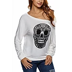 Dámský top Skull - bílý Dámský top Skull - bílý