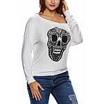 Dámský top Skull - bílý Dámský top Skull - bílý