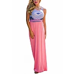 Dlouhé dámské šaty Kali - light pink Dlouhé dámské šaty Kali - light pink
