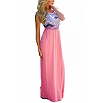 Dlouhé dámské šaty Kali - light pink Dlouhé dámské šaty Kali - light pink